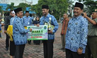 Mandau Peringkat satu Kota Bersih dan Sehat